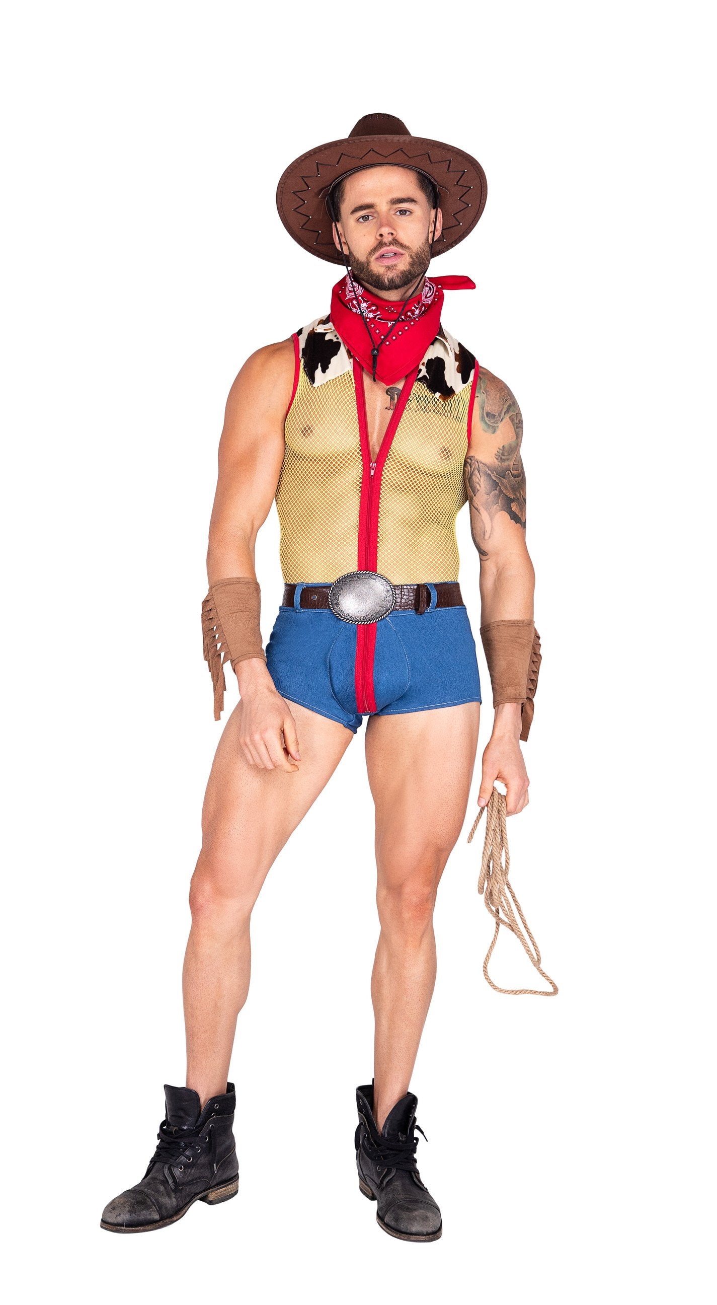 Men's sheriff costume, view 3